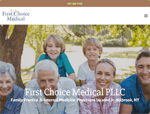 Tablet Screenshot of firstchoicemedicalny.com